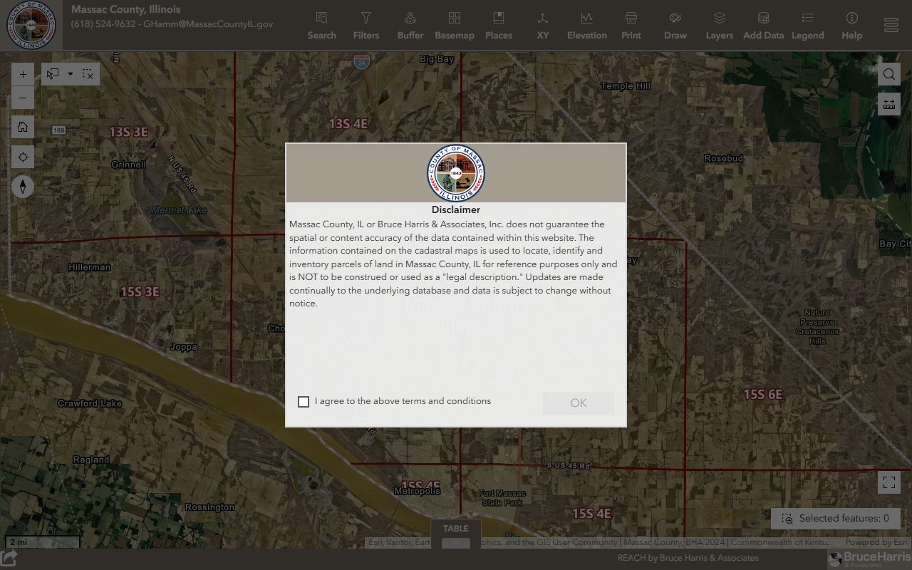 Massac County property search portal for Massac County property records