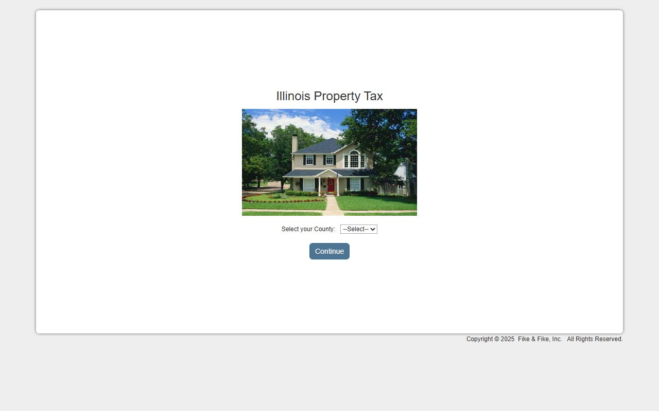 Illinois Property Tax Portal for searching Illinois property records by county